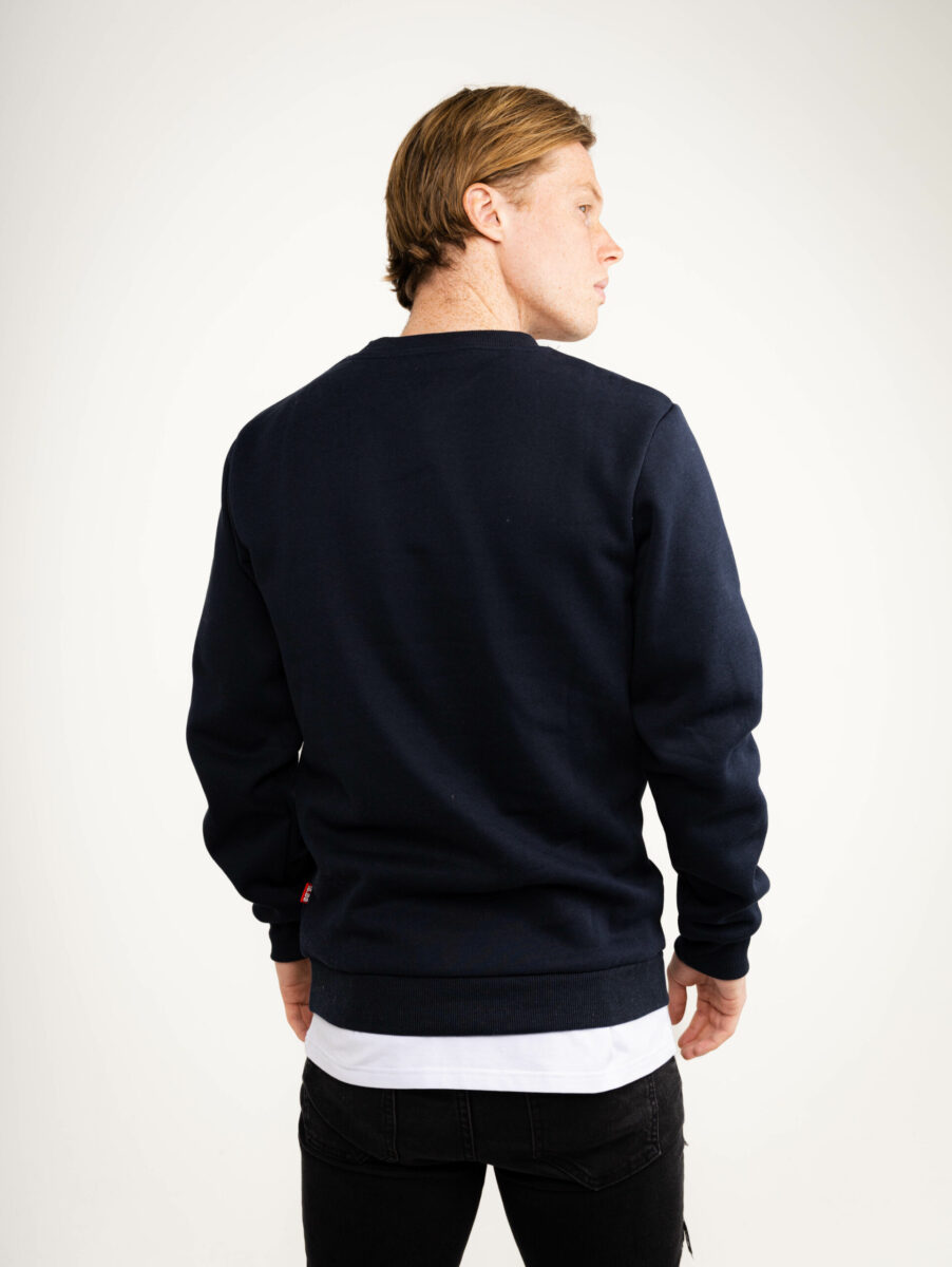 Blue Basic Sweater 1608 WEAR