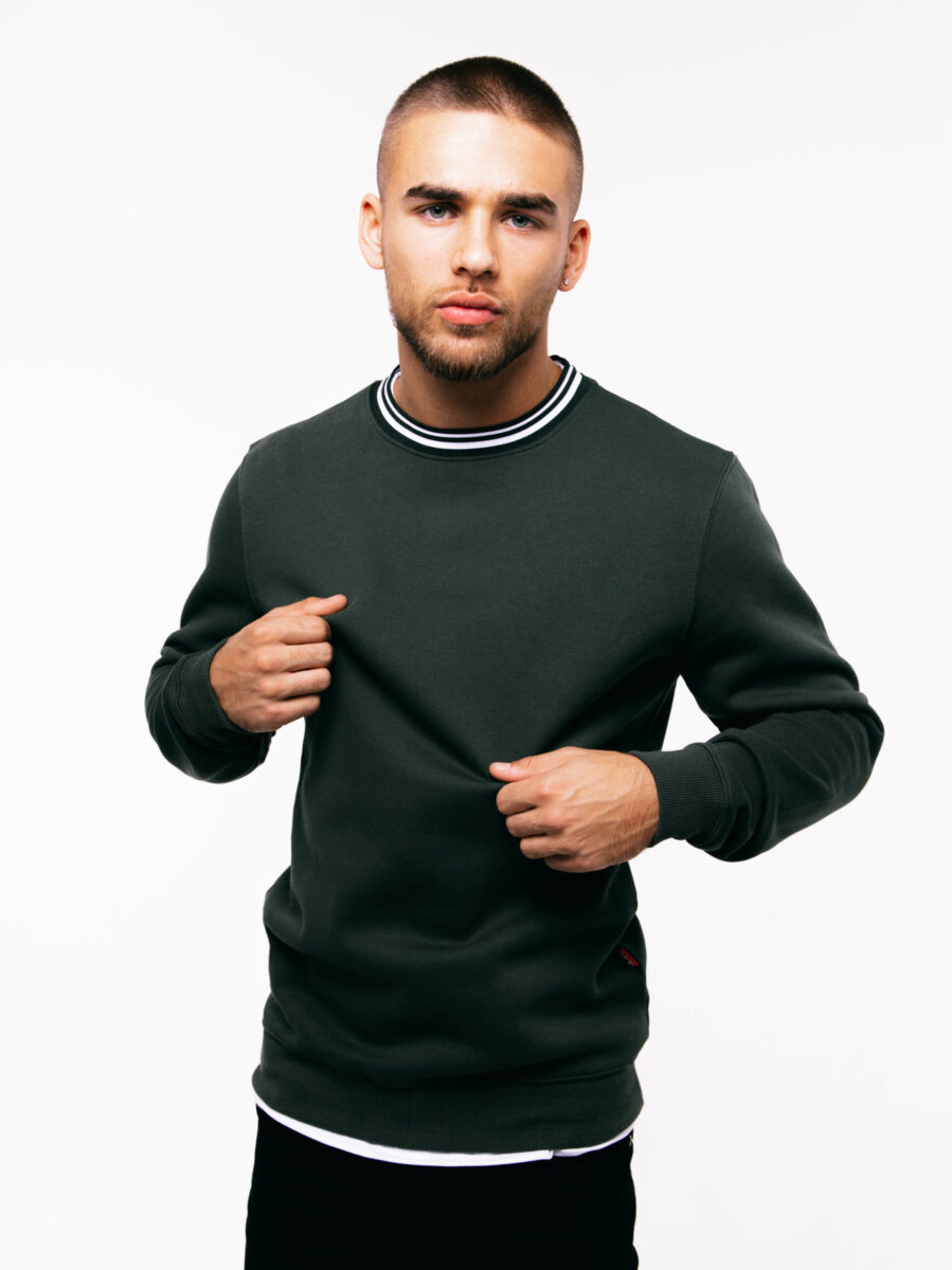 Green Collar Sweater 1608 WEAR