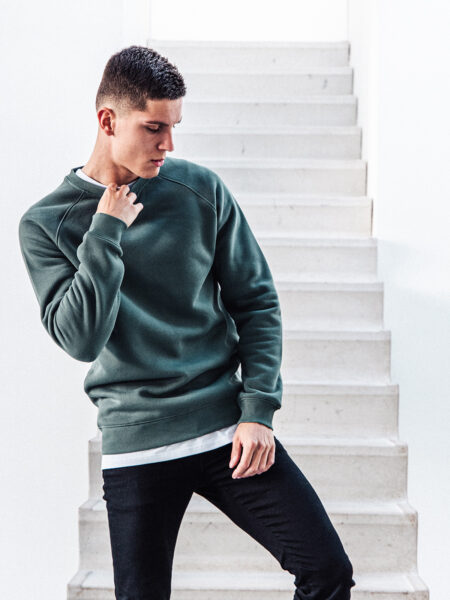 Green Crucial Sweater