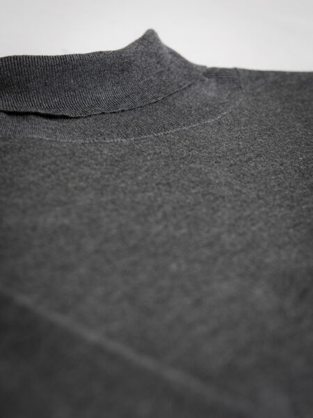 Grey Wool Turtleneck