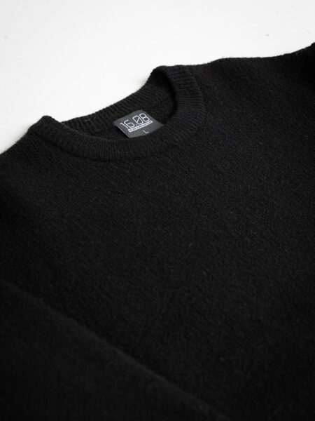 Black Texture Sweater