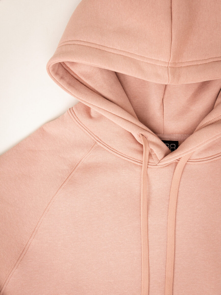 Old Pink Crucial Oversized Hoodie 1608 WEAR