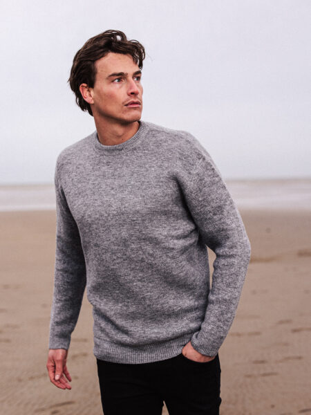 Grey Texture Sweater