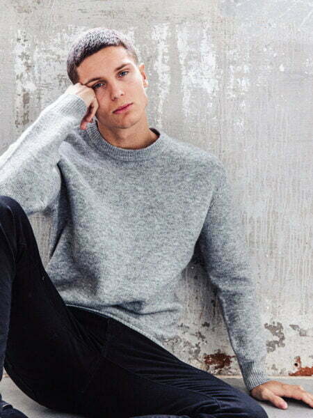 Grey Texture Sweater