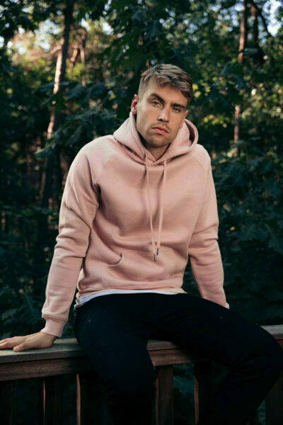 Old Pink Crucial Oversized Hoodie