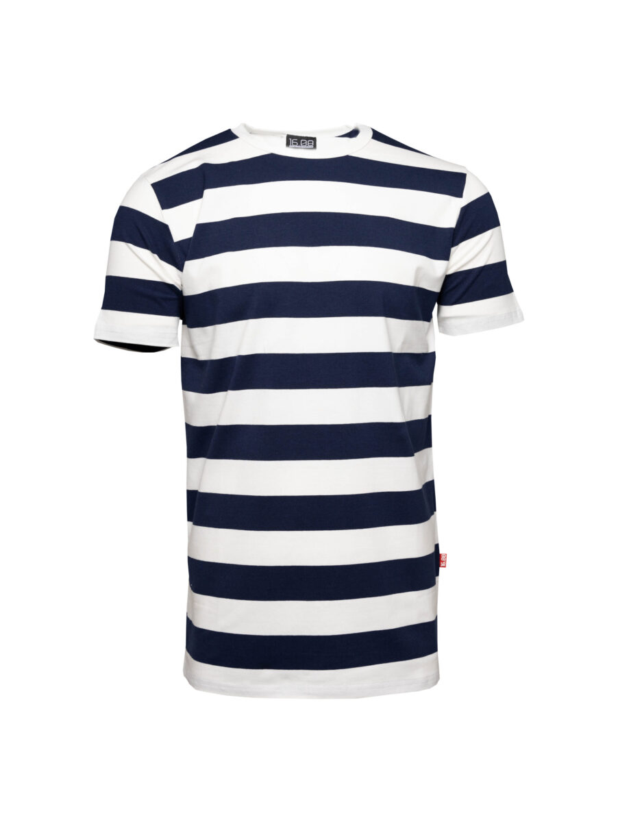 Navy / White Stripe T-shirt 1608 WEAR