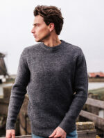 Dark Grey Texture Sweater