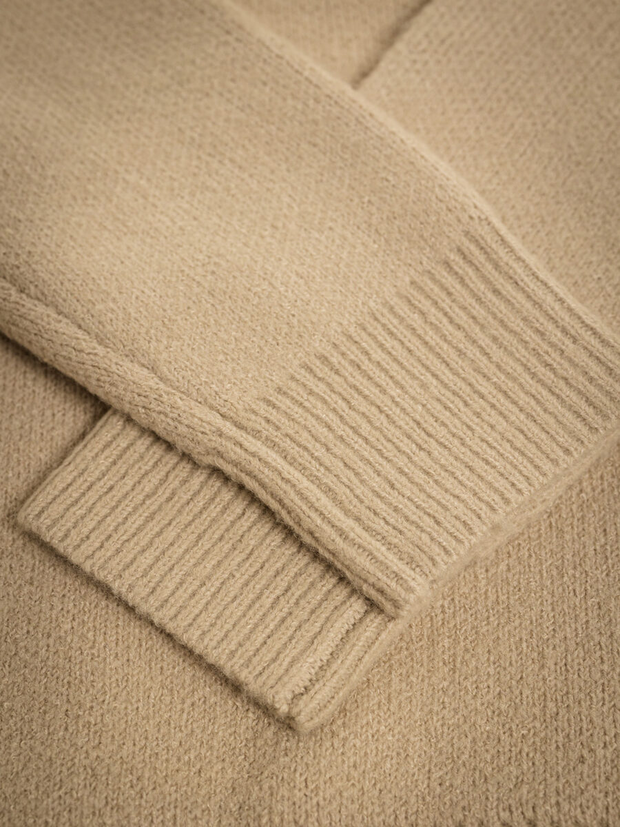 Light Grey Texture Sweater 1608 WEAR